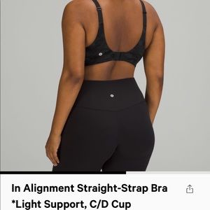 NWT lululemon align camo sports Brad Cup size B/C, size 6